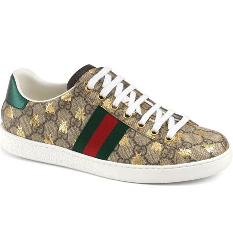 ace bee sneaker gucci|Gucci ace sneakers nordstrom.